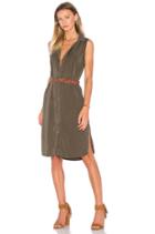 Wilder Tencel & Chambray Button Up Dress