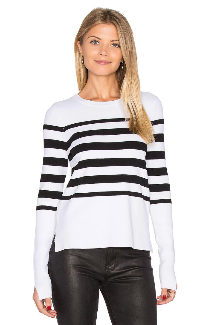 Hi Lo Stripe Sweater