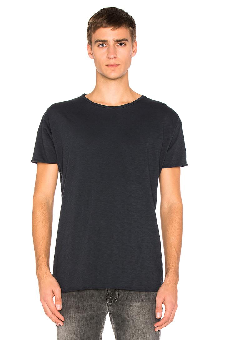 Unfinished Hem T Shirt