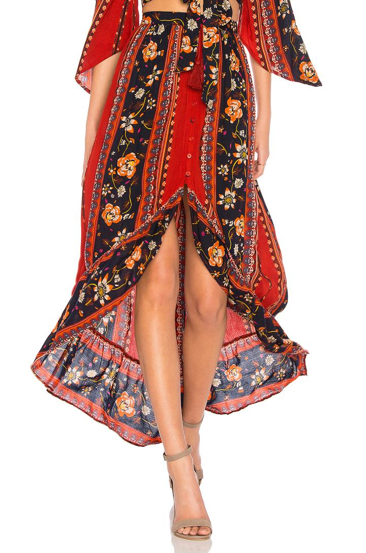 Bohemian Ruffle Skirt