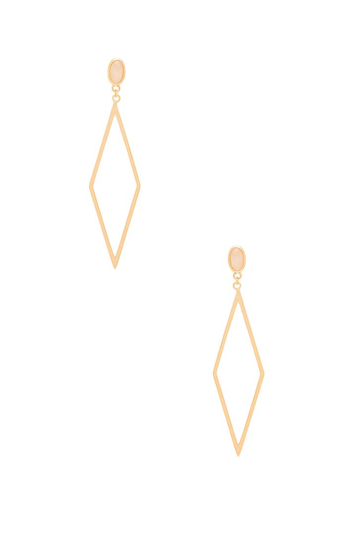 Dez Drop Hoop Earrings