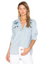 Brett Embroidery Button Up