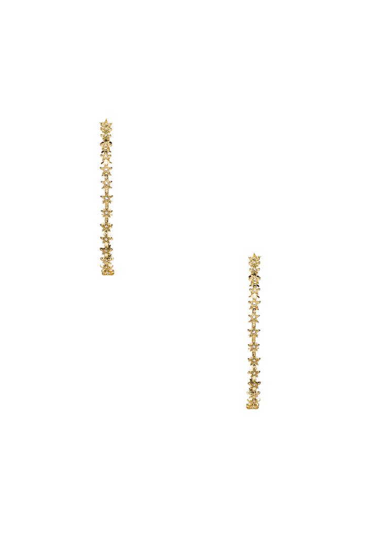 The Pave Star Hoops