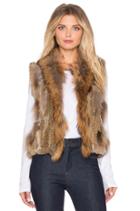 Staple Rabbit Fur Gilet Vest