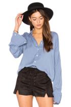 Flare Cuff Washed Shirt