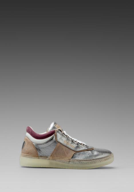 Alexander Mcqueen Puma Joust Lo Iii In Metallic Silver`