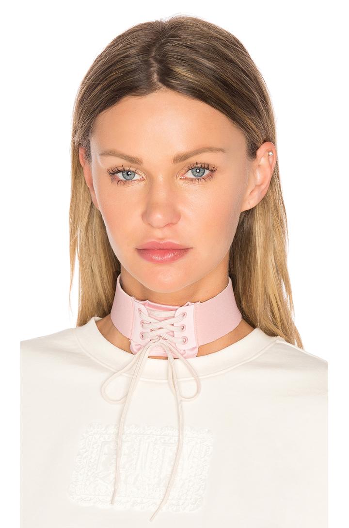 Lace Up Choker
