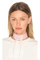 Lace Up Choker