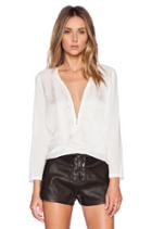Croco Zip Blouse