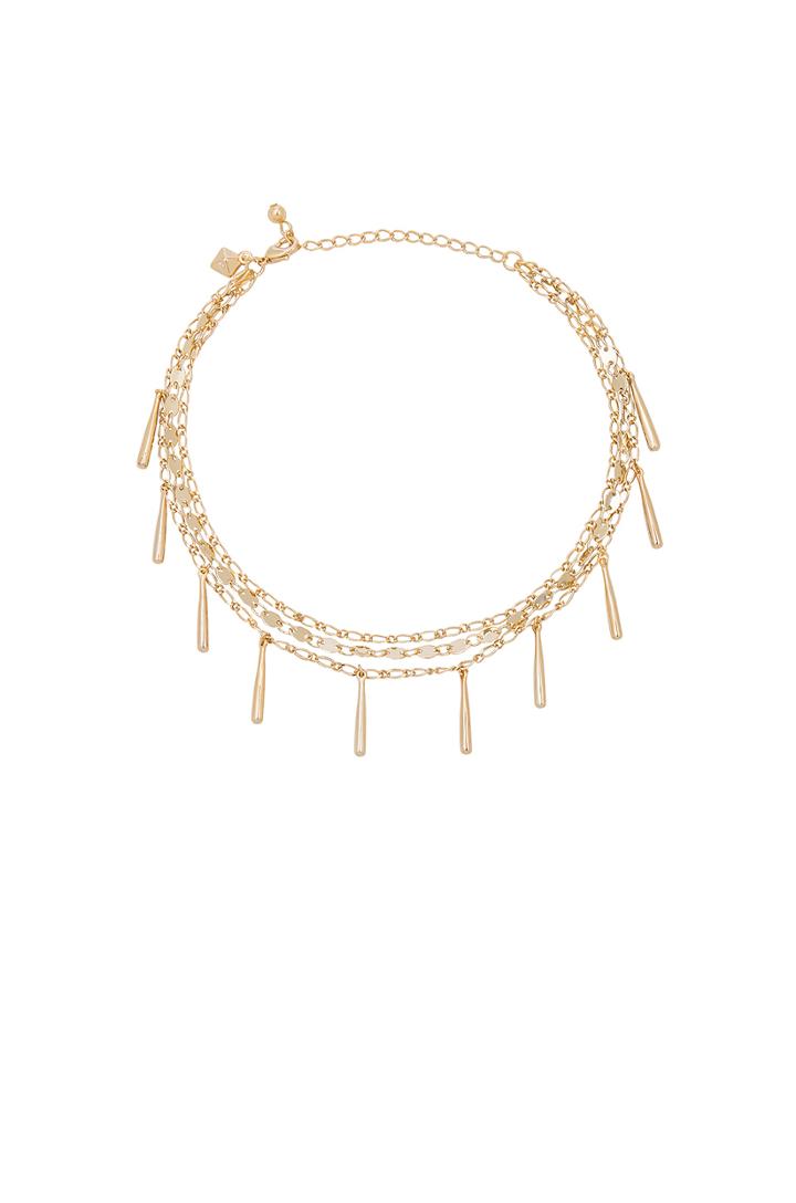 Metal Teardrop Anklet