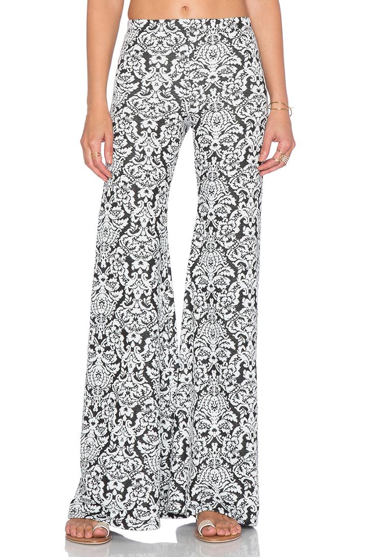 Jacquard Lace Bell Bottom