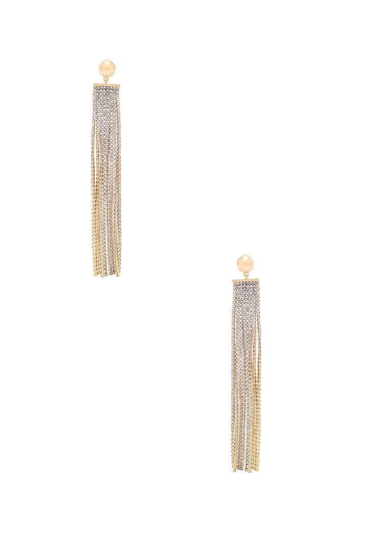 Rhinestone Waterfall Earring