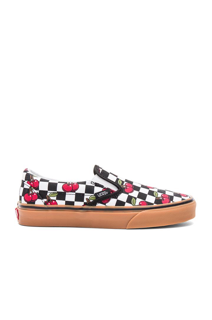 Cherry Checker Classic Slip-on