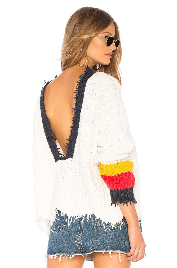 Sneak Out Stripe Palmetto Sweater