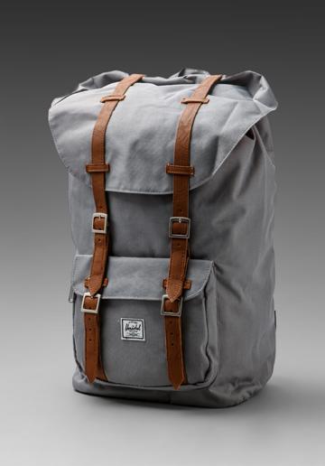 Herschel Supply Co Little America Backpack In Grey