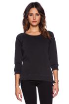 Lace Up Sweatshirt