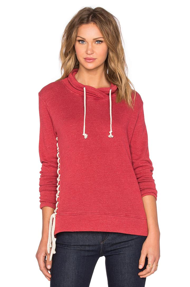 Alexis Lace Up Sweatshirt
