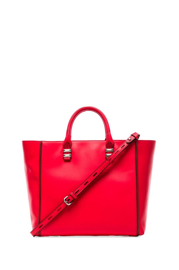 Rebecca Minkoff Mini Perry Tote In Red
