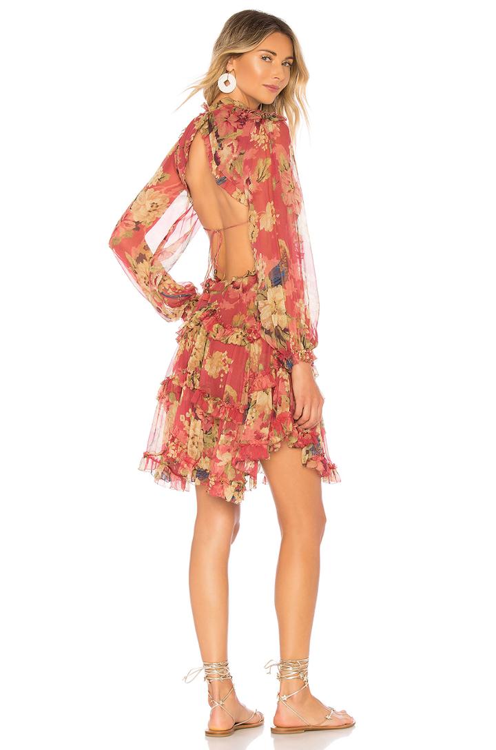 Melody Lace Up Short Dress