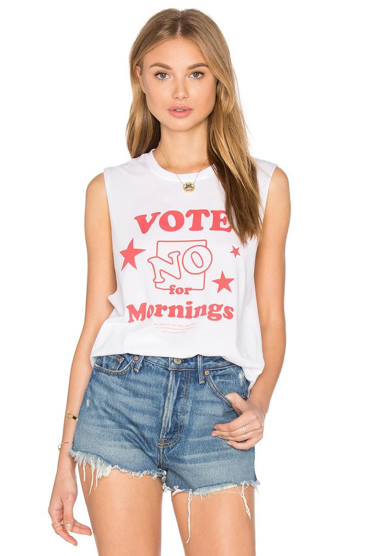 No Mornings Muscle Tee