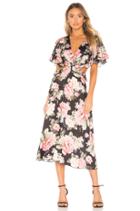 Flutter Sleeve Midi Dress