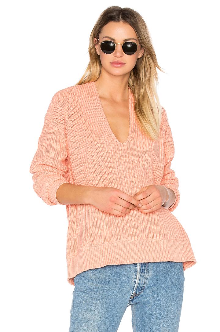Deep V Neck Pullover