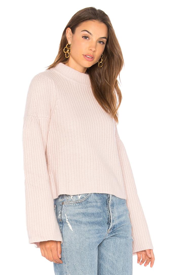Cropped Mock Sweater