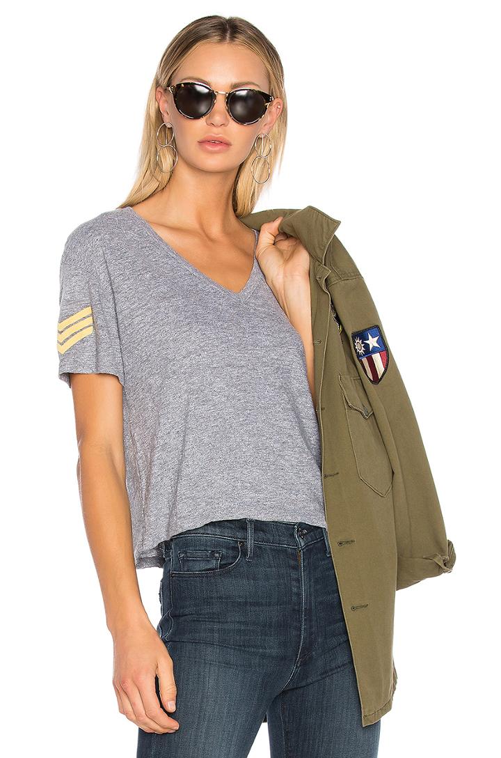 Military Patch V Tee