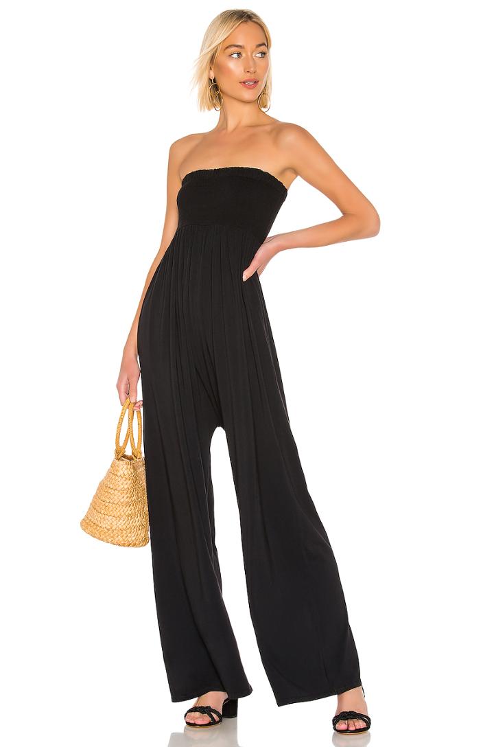 Draped Modal Jersey Jumpsuit