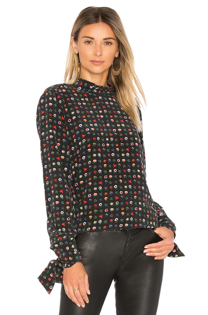 Aurora Mock Neck Blouse