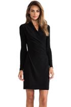 Kamalikulture Long Sleeve Side Draped Dress