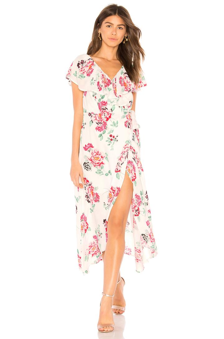 Pretty Petals Wrap Dress