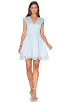 Laser Sharp Fit & Flare Dress