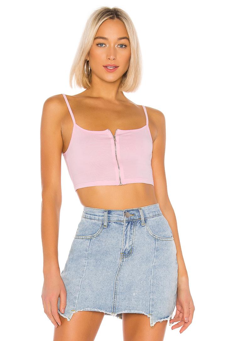 Miley Zip Front Tank