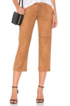 Suede Cropped Pant