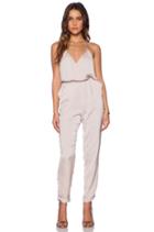 V Neck Racerback Jumpsuit
