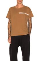 Brown Power Tee
