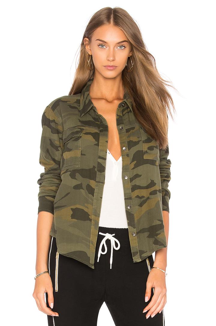 Camo Button Down Shirt