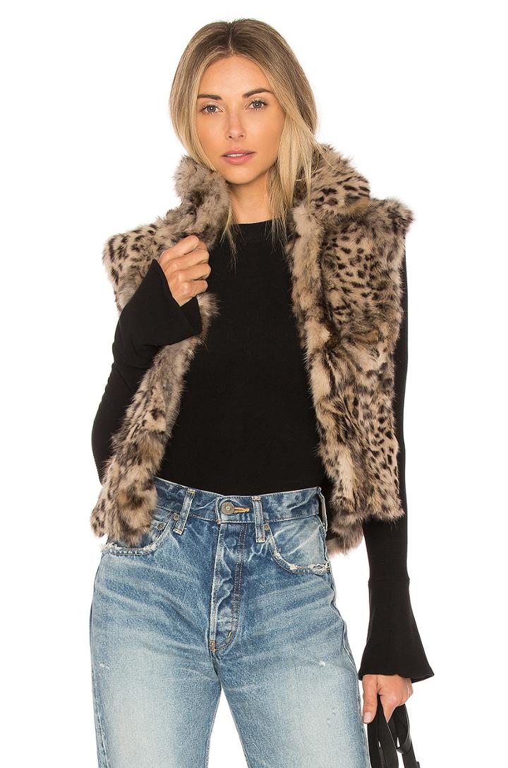 Printed Rabbit Vest