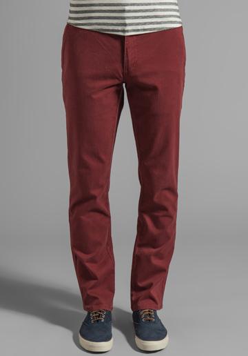 Rvca All Time Chino Pant In Rust