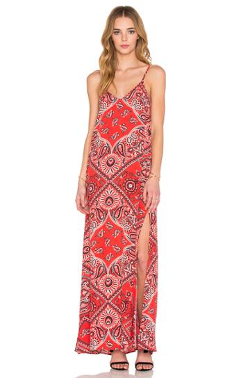 Double V Maxi Dress