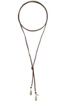 Bolo Green Stone Necklace