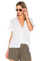 Short Sleeve Linen Button Up