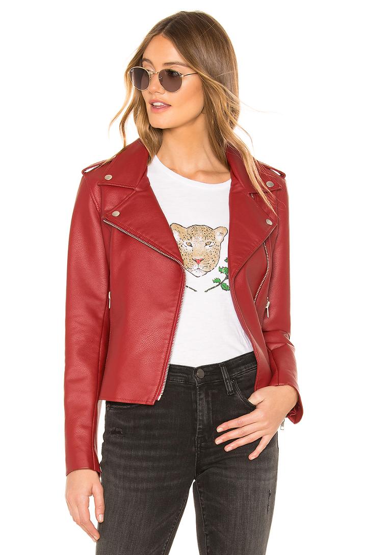 Just Ride Faux Leather Jacket