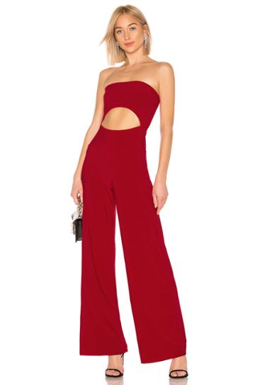X Revolve Strapless Cut Out Jumpsuit