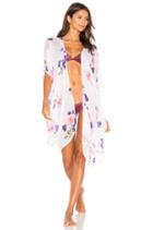Garden Rose Ruana Cover Up