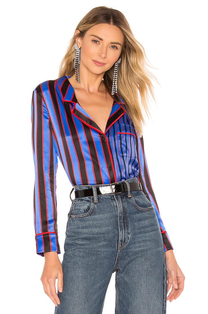 Keir Piped Pajama Top