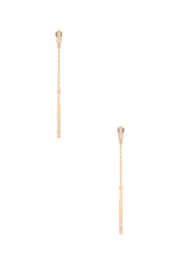 Pave Bar Earring