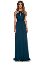 Cross Neck Gown