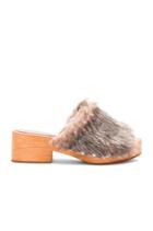Faux Fur Sonnet Clog